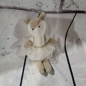 Creative Co Op Adorable Plush Bear in Tutu
